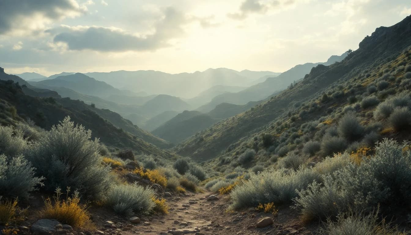 Trail landscape for Deja Vu — 10K