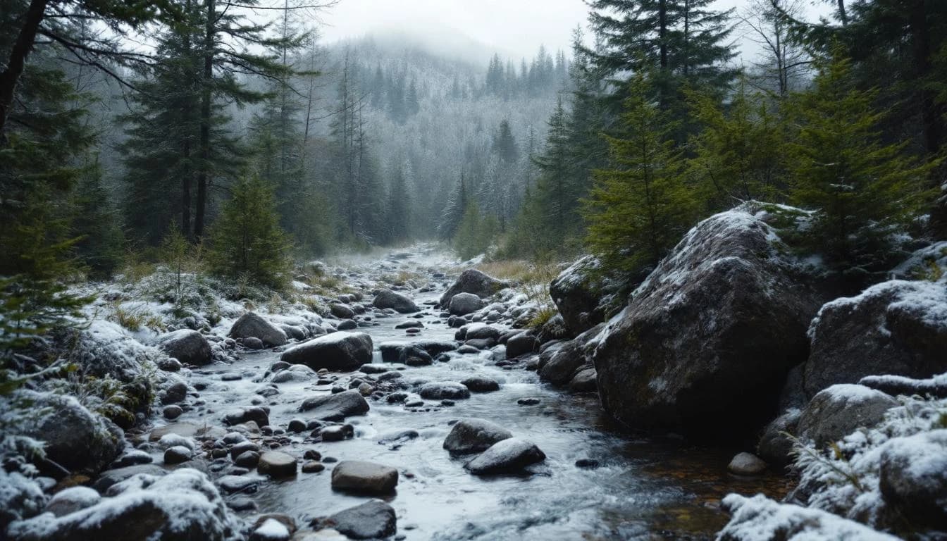 Trail landscape for Frozen Sasquatch