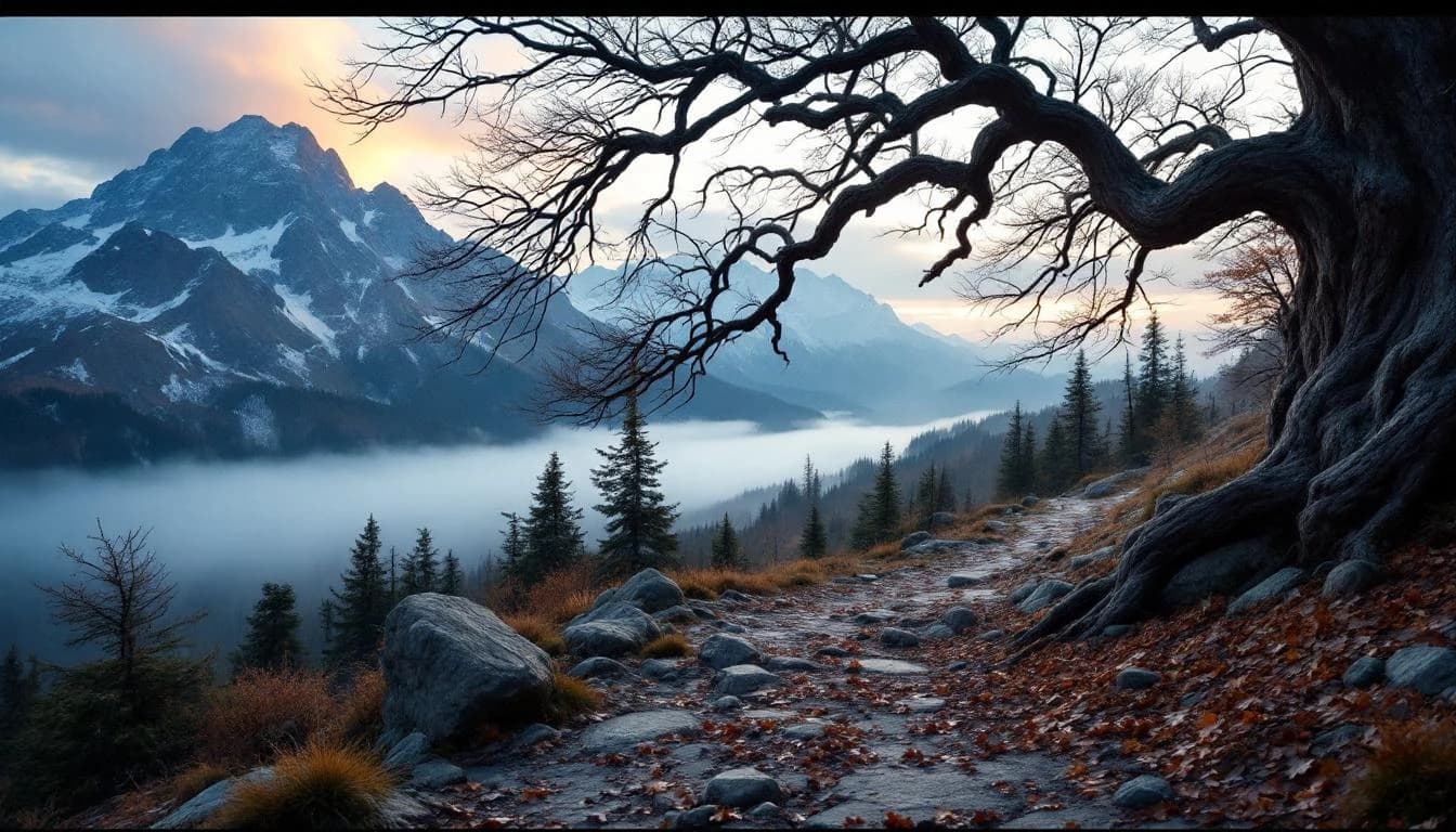 Trail running course near Ayder, TR