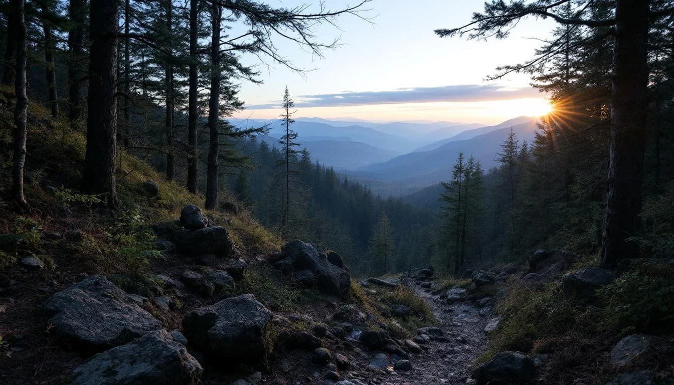 Trail landscape for Le Grand Du Nord