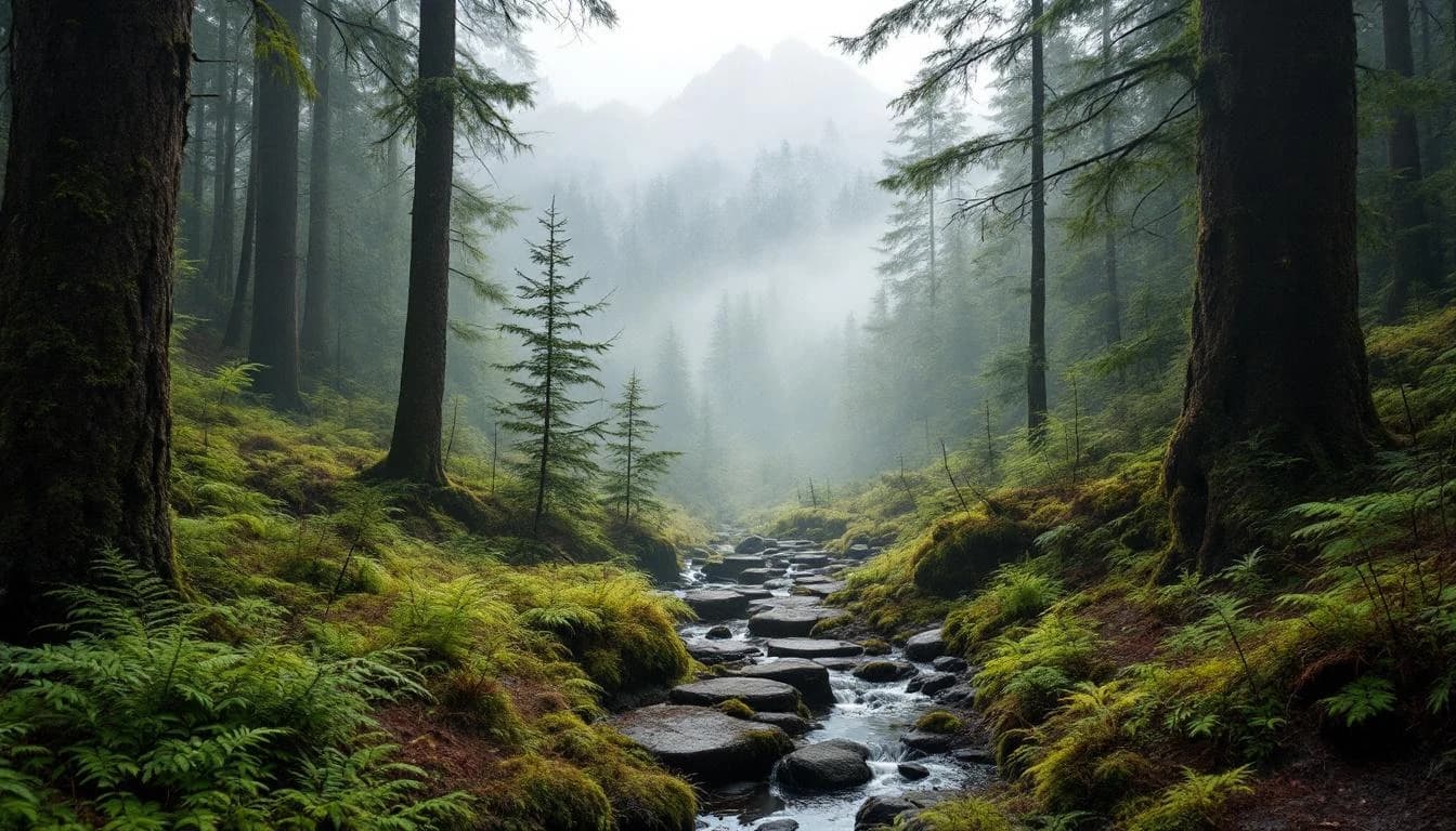 Trail landscape for Orcas Island 25K