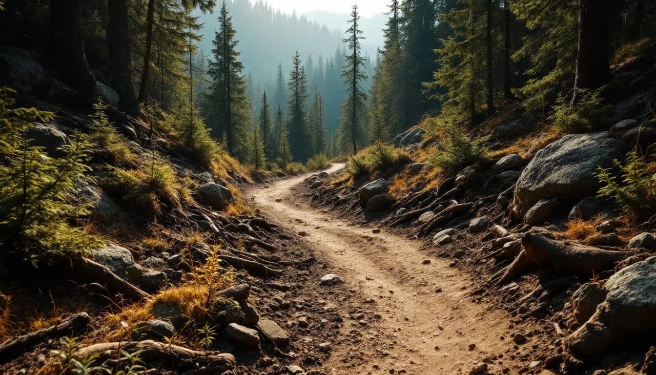 Trail landscape for OUTLAST Spokane