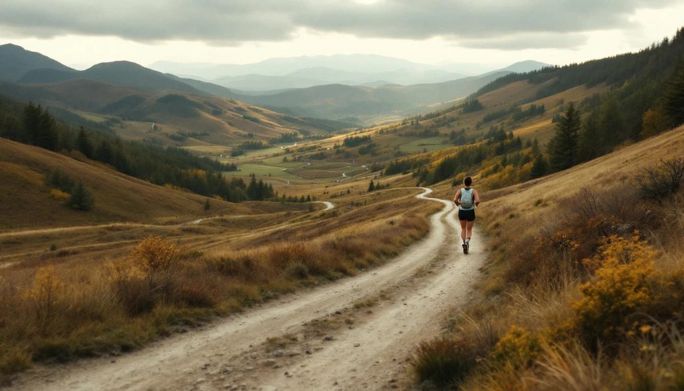 Trail landscape for Spring Run Off