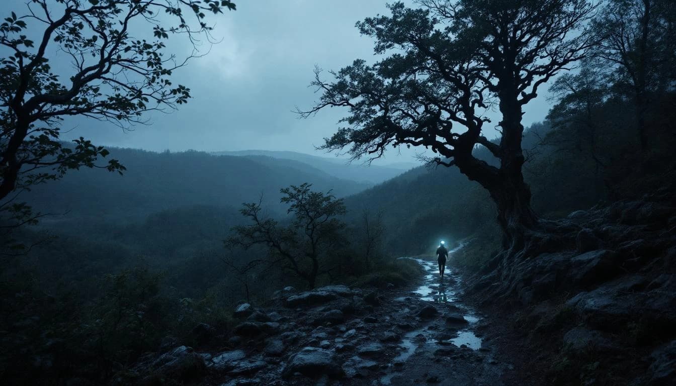 Trail landscape for Stone Mill 50 Mile