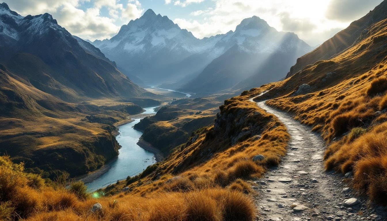 Trail running course through mixed terrain in Bay of Plenty, NZ