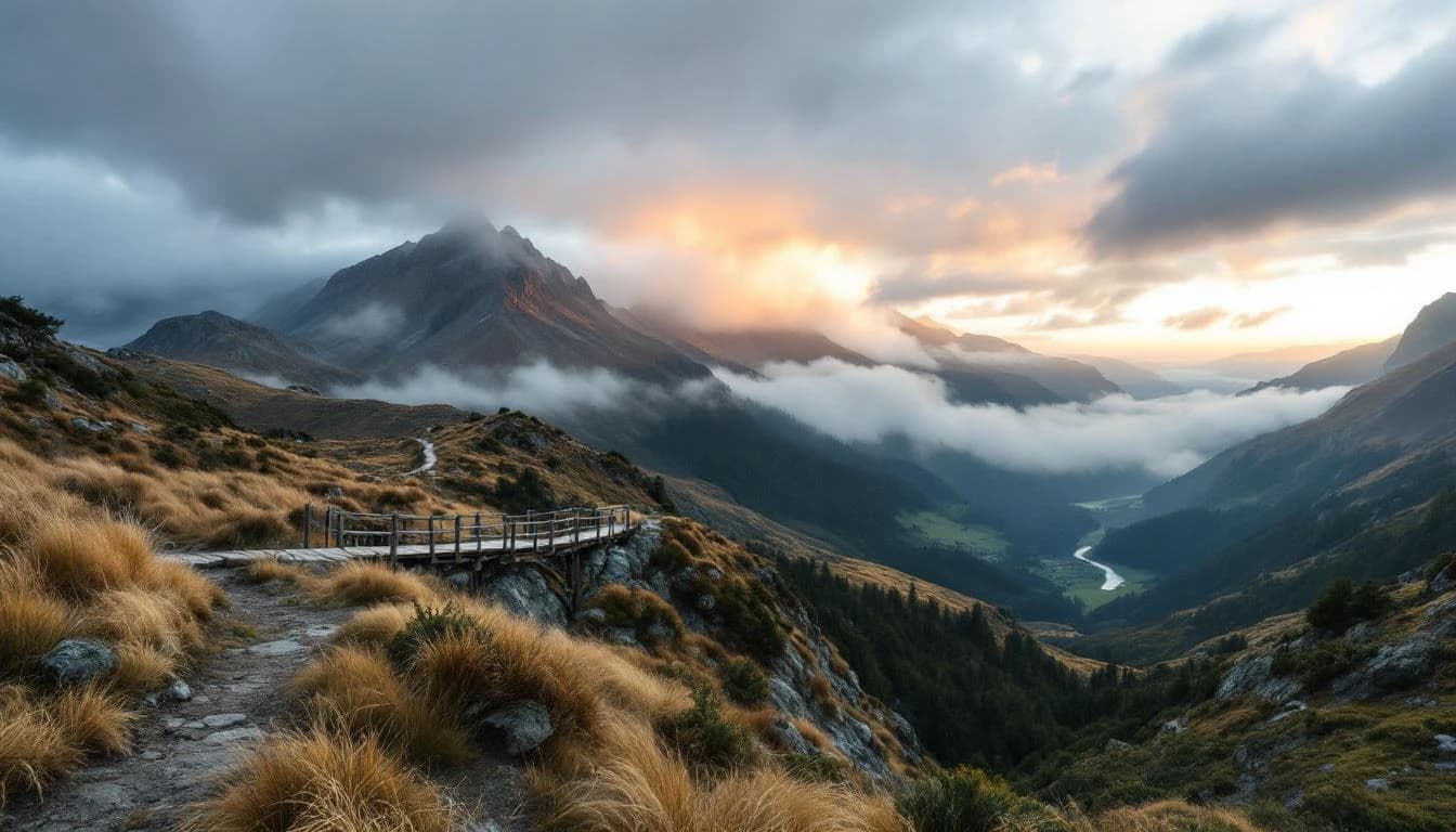 Trail running course through mixed terrain in Bay of Plenty, NZ