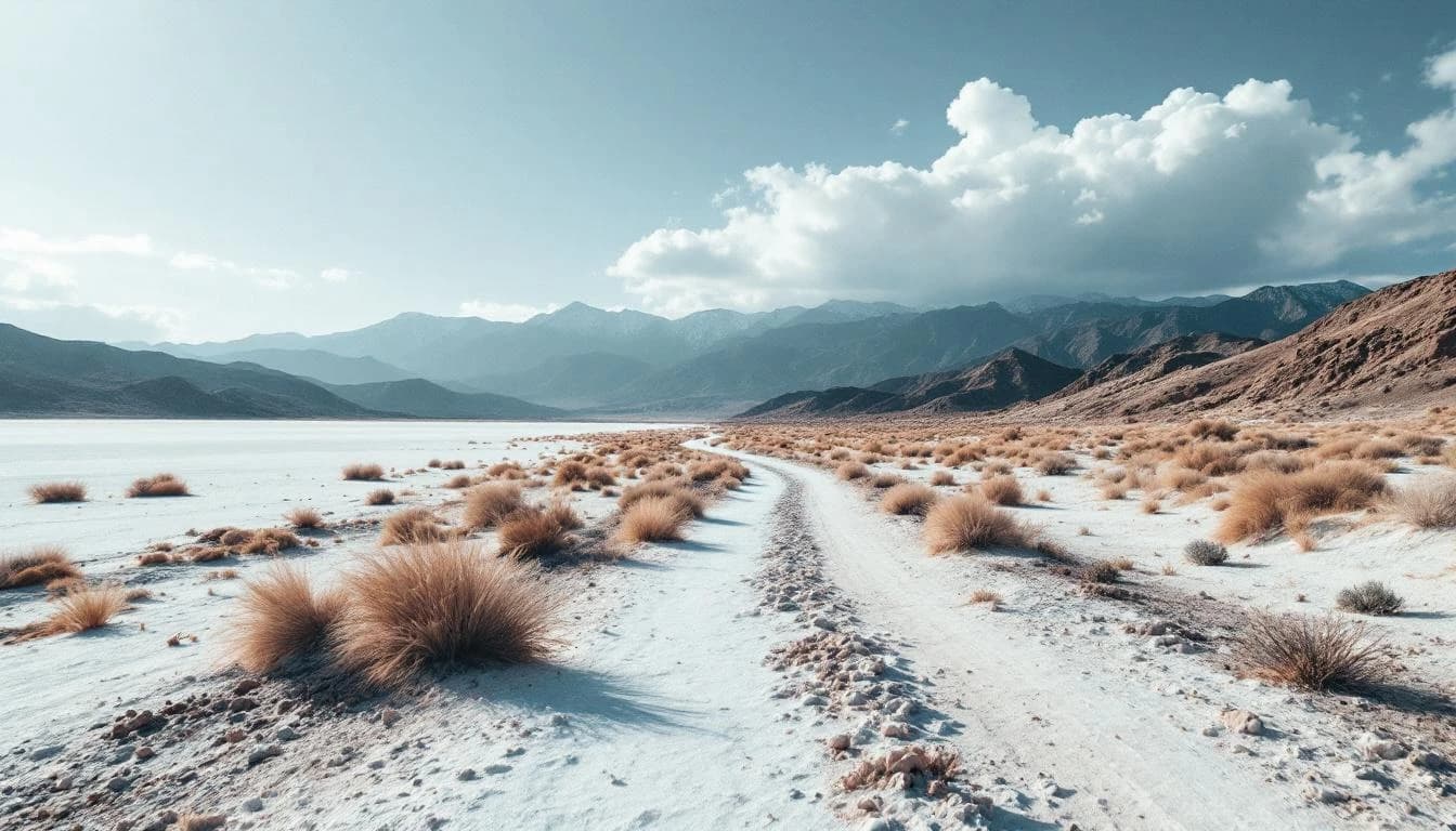 Trail landscape for Badwater 135