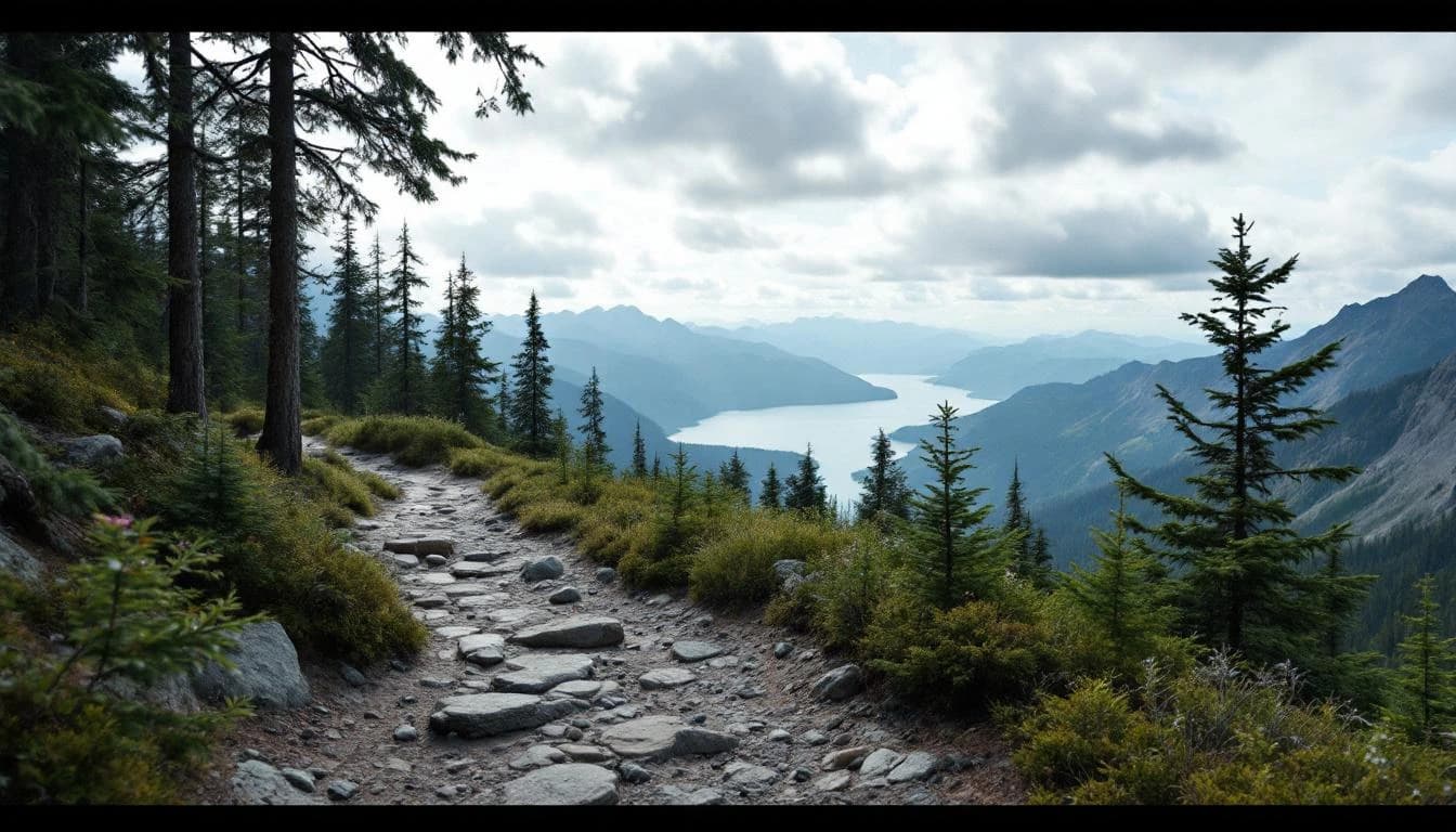 Trail landscape for Beast of Big Creek Skyrace