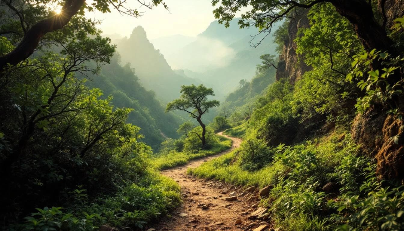 Trail landscape for Beast Of The Backroads