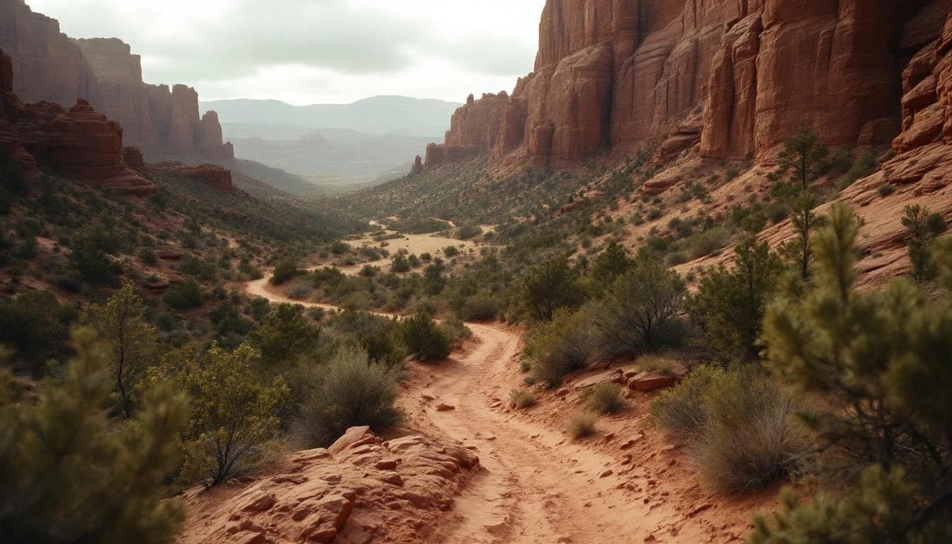 Trail landscape for Behind The Rocks Ultra