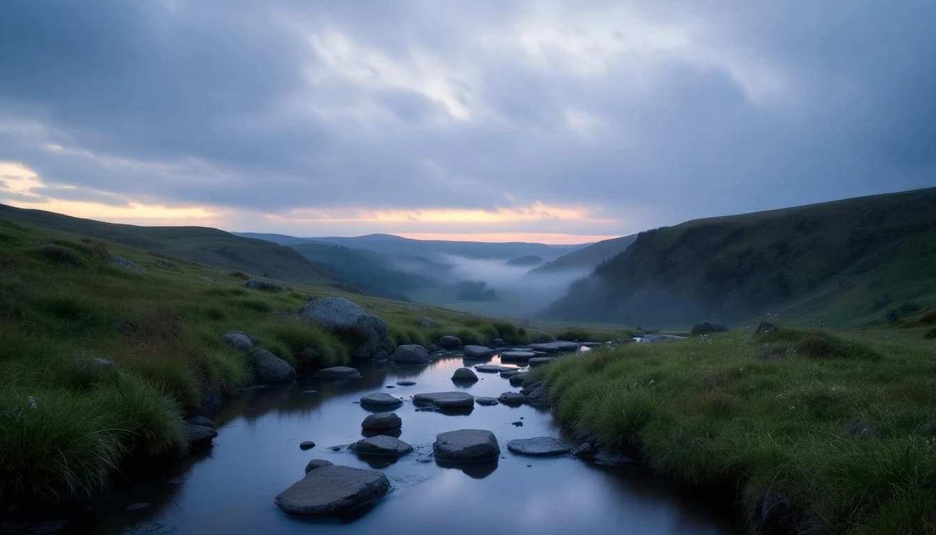 Trail running course through mixed terrain in Hampshire, GB