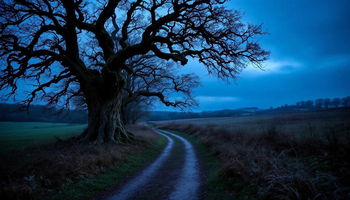 Trail running course through mixed terrain in Hampshire, GB