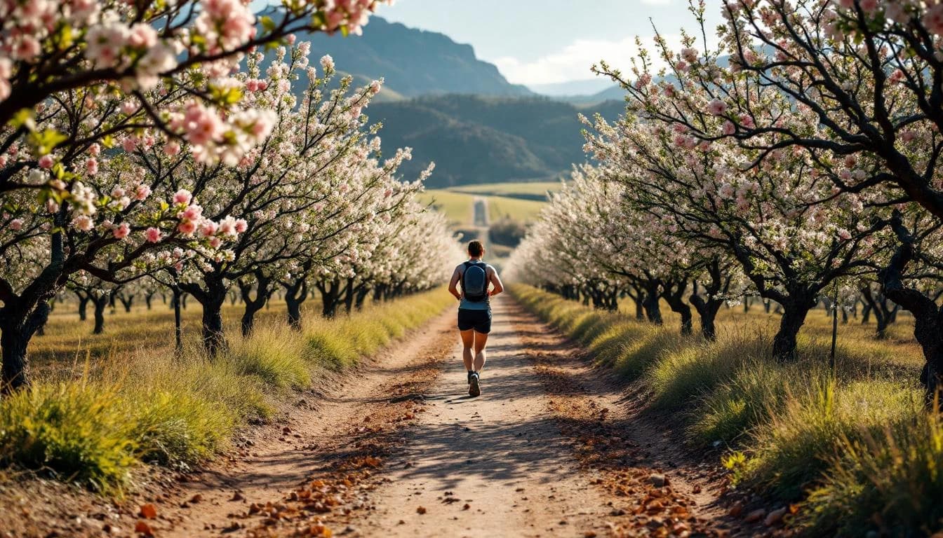 Trail landscape for Blossom Run