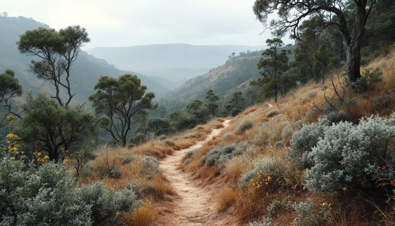 Trail running course near Port Macquarie, New South Wales, AU