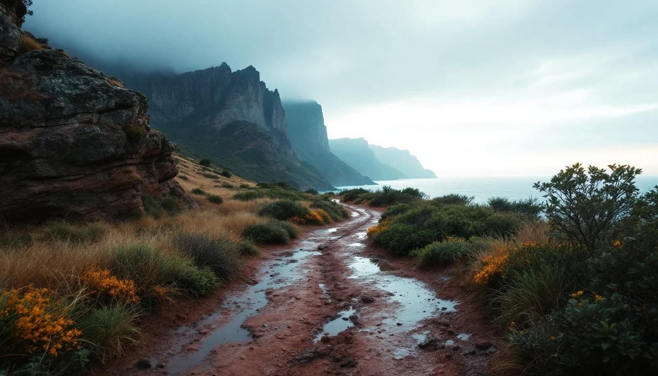 Trail running course near Port Macquarie, New South Wales, AU