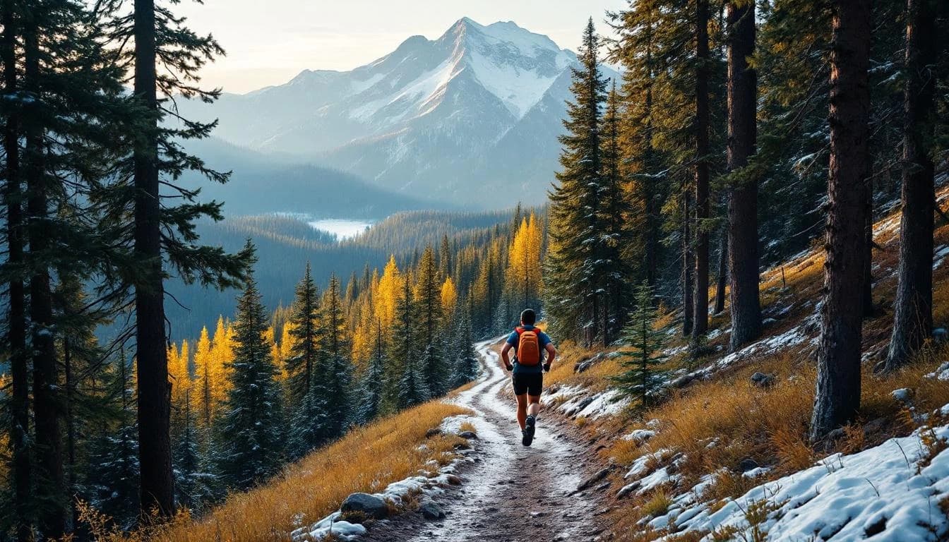 Trail landscape for Brundage Mountain Summit Cat Track 10K/5K