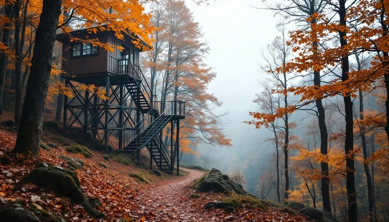 Trail landscape for Cane Creek Mountain Trail Run