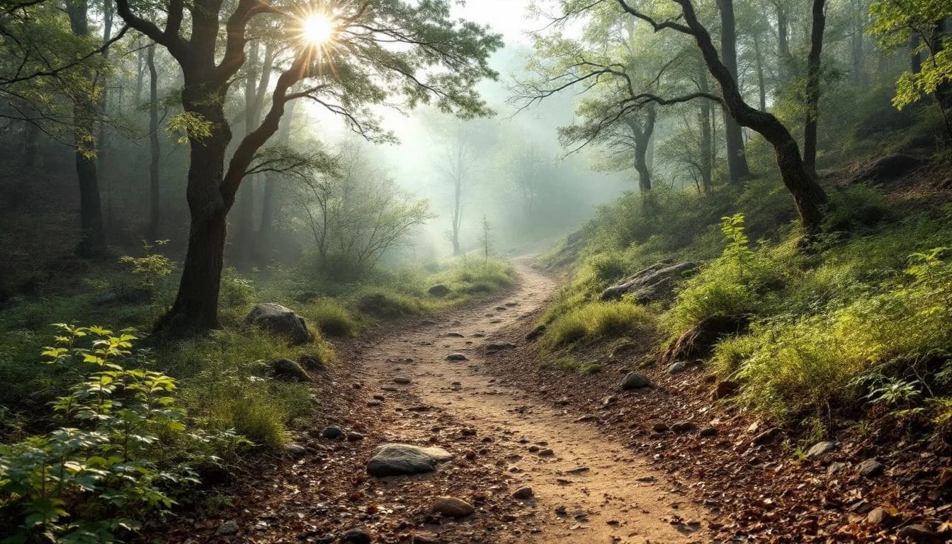 Trail landscape for Cedarock Trail Run — Half Marathon