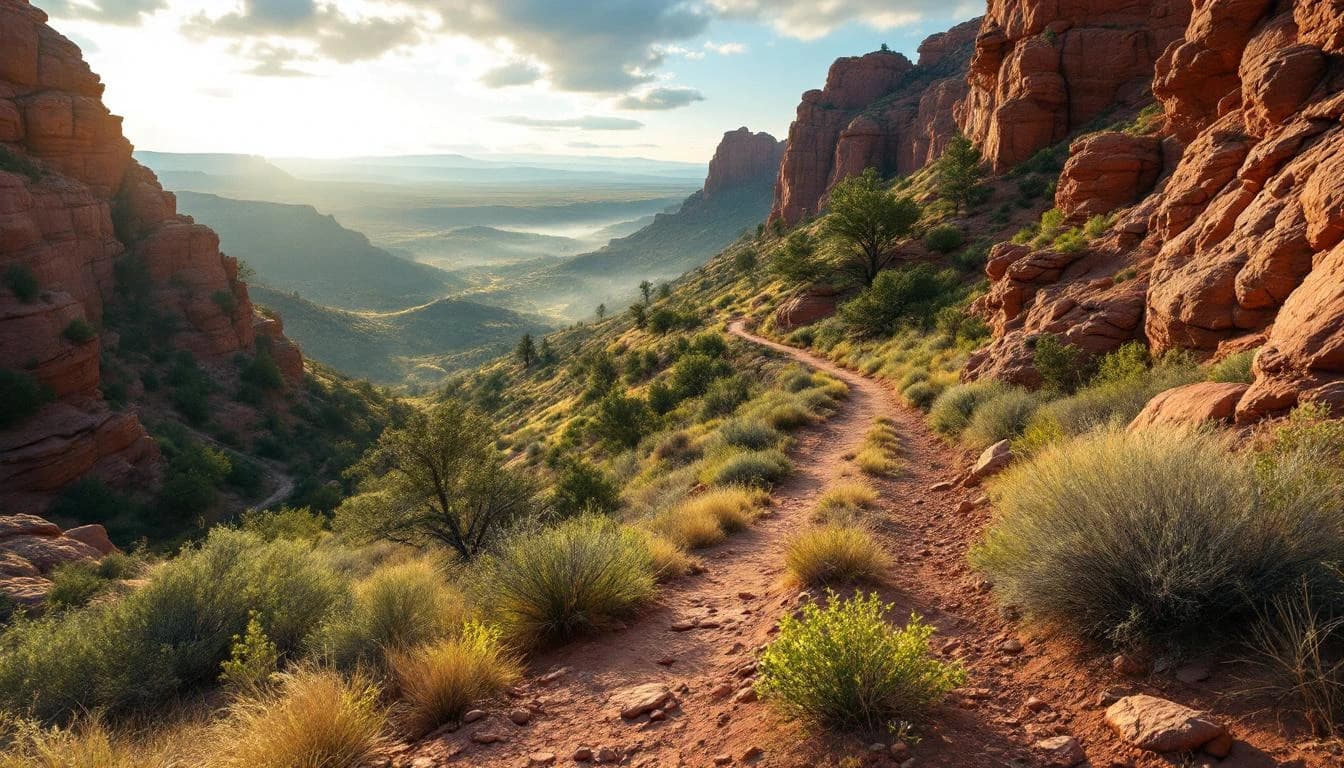 Trail landscape for Chupacabra 50