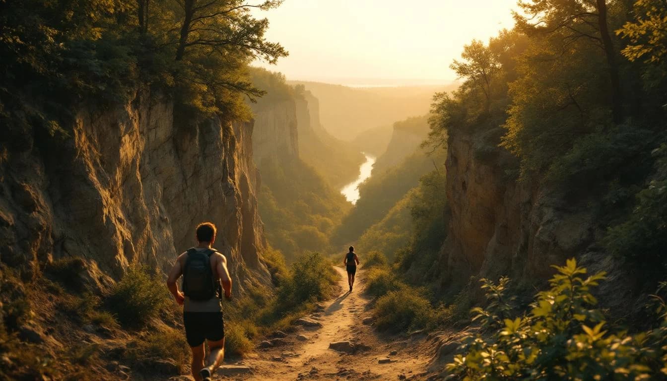 Trail landscape for Crater Trail Run — 25K