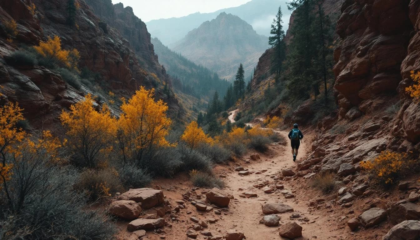 Trail landscape for Crested Butte Ultra — 50 Miles