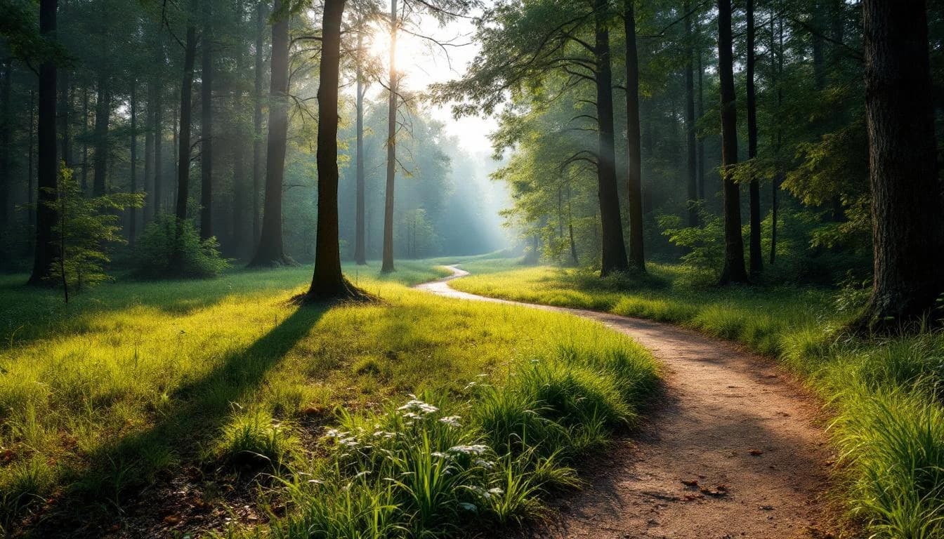 Trail landscape for Delano Park