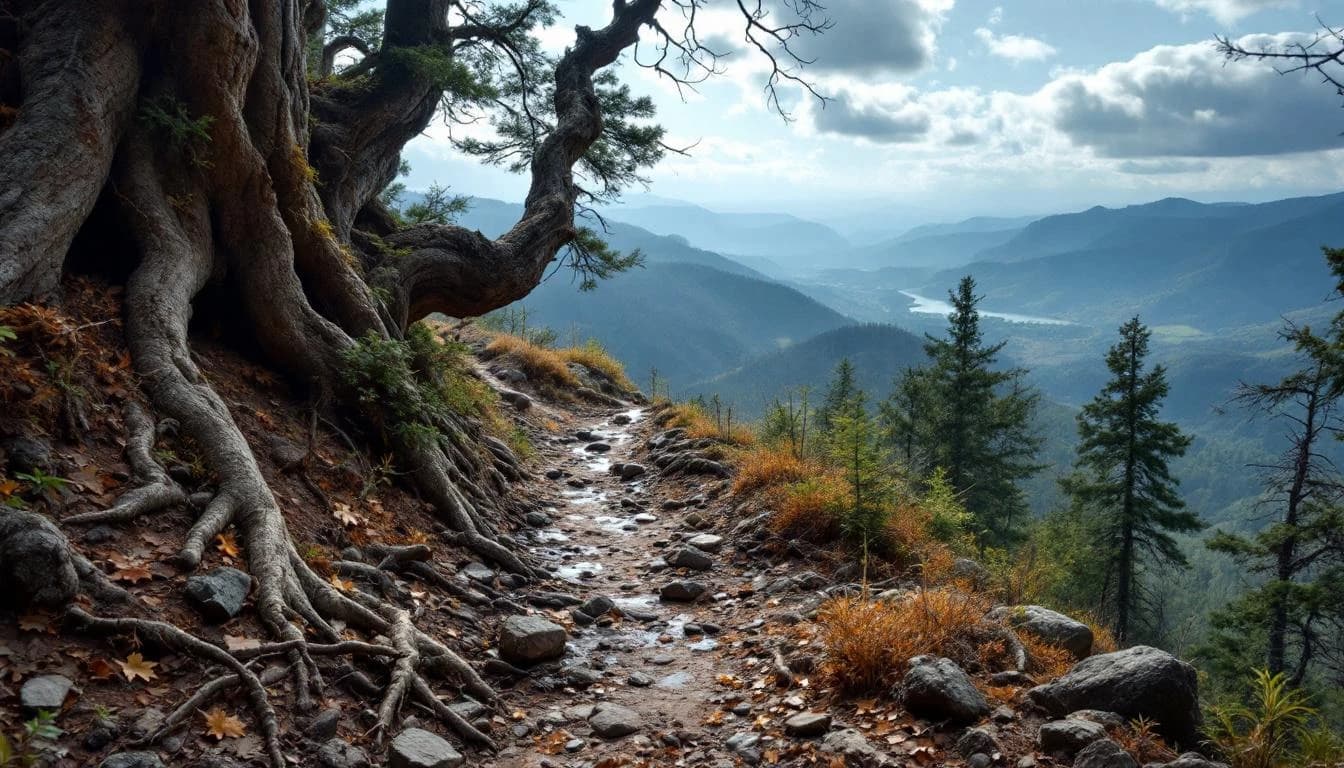 Trail landscape for Dirty Spokes Mayhem on the Mountain