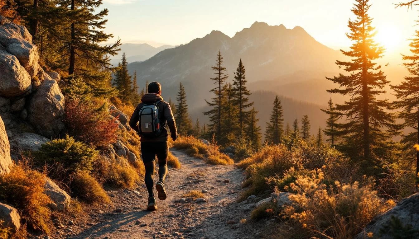 Trail landscape for Double Squatch