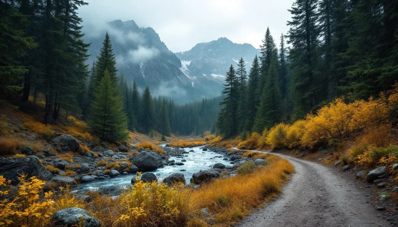 Trail landscape for Elk-Kings Trail Races — 25K