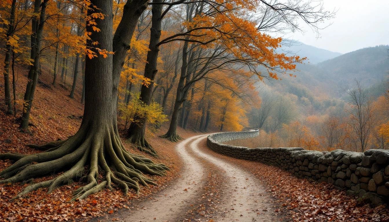 Trail landscape for FAAP Fall Classic — 10K