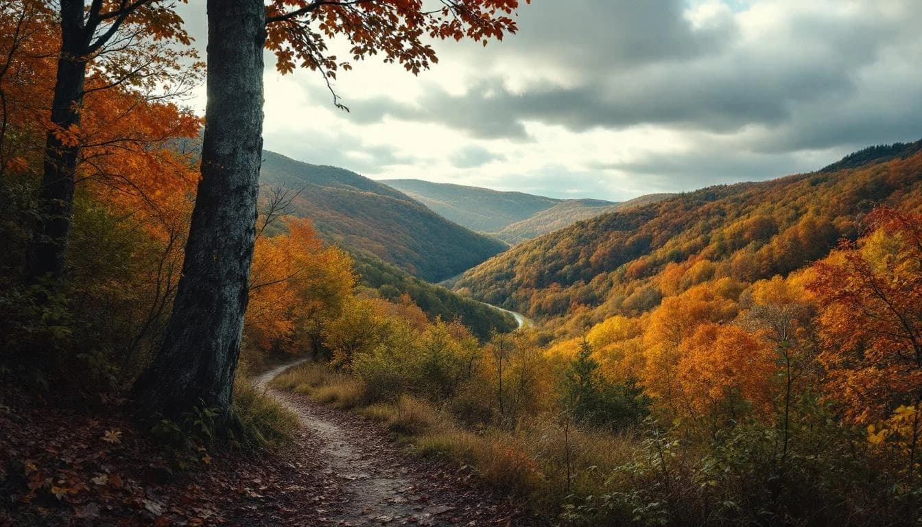 Trail landscape for FAAP Fall Classic — 5K