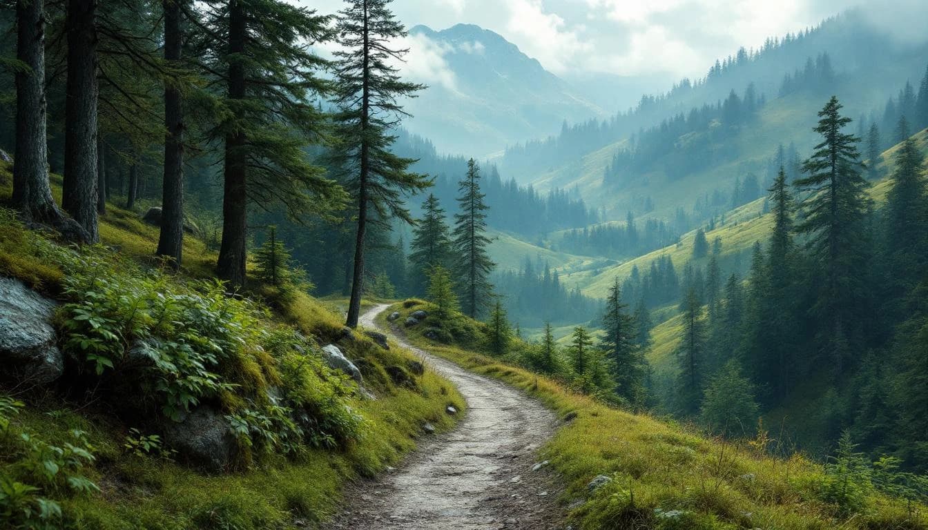 Trail landscape for FAAP Fall Classic — 20K