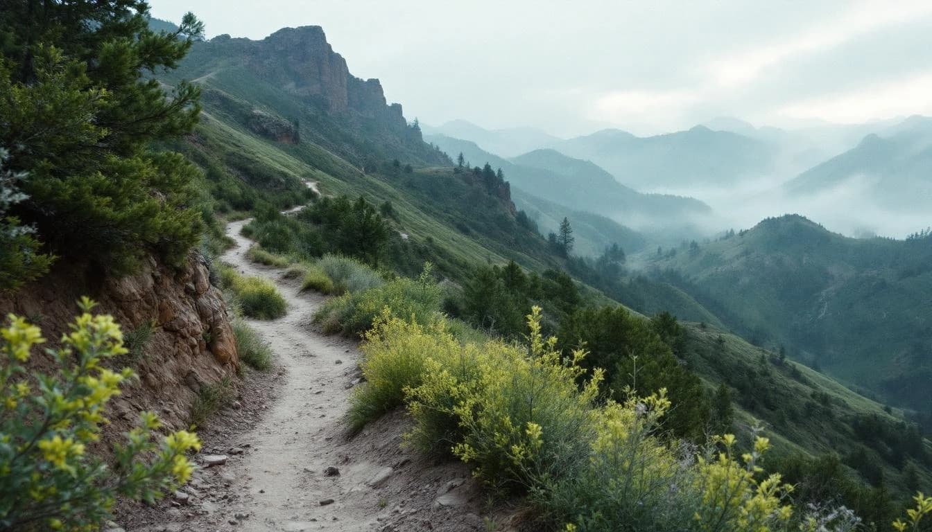 Trail landscape for Falcon 50