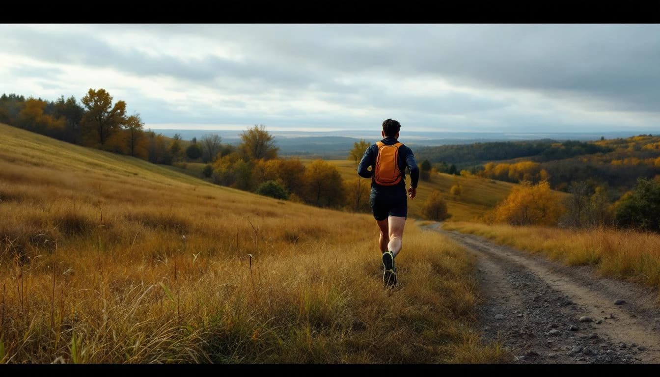 Trail landscape for Farmdale Trail Run — 10K