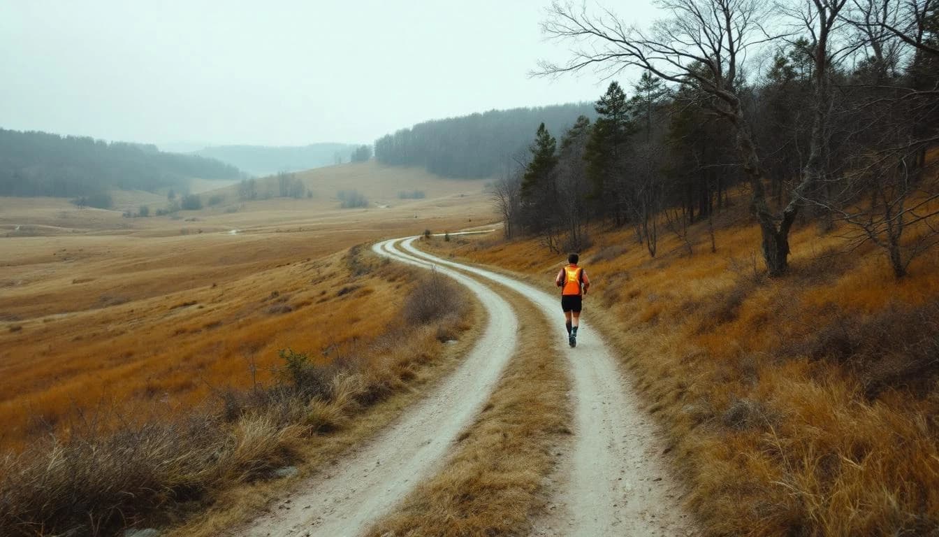 Trail landscape for Farmdale Trail Run — Half Marathon