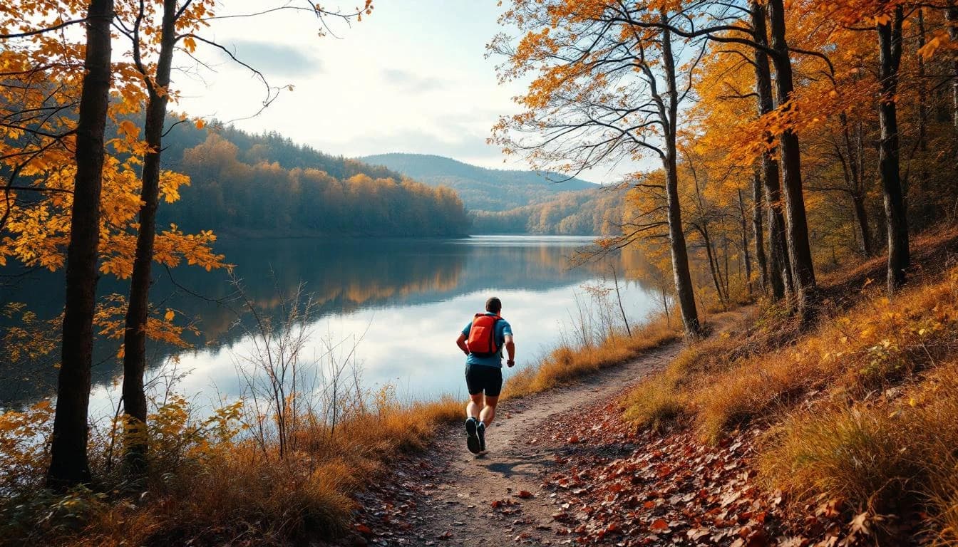 Trail landscape for Firewater Ultra