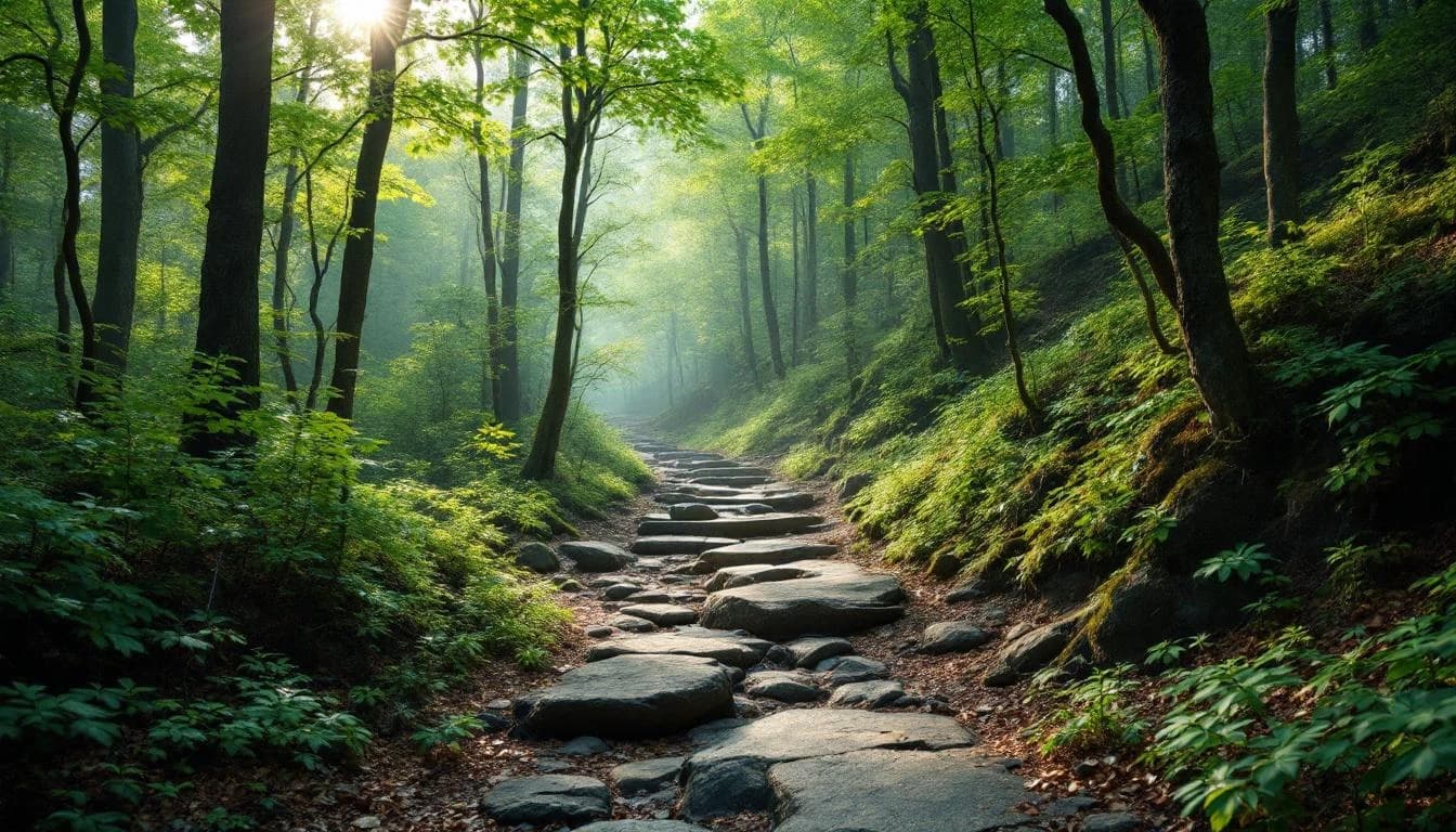 Trail landscape for Fit Farmer 12K Trail Run