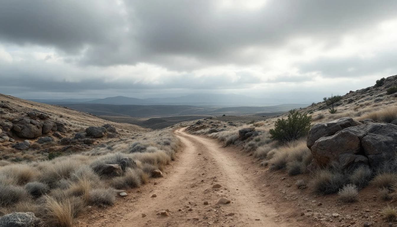 Trail landscape for Goliath's 50