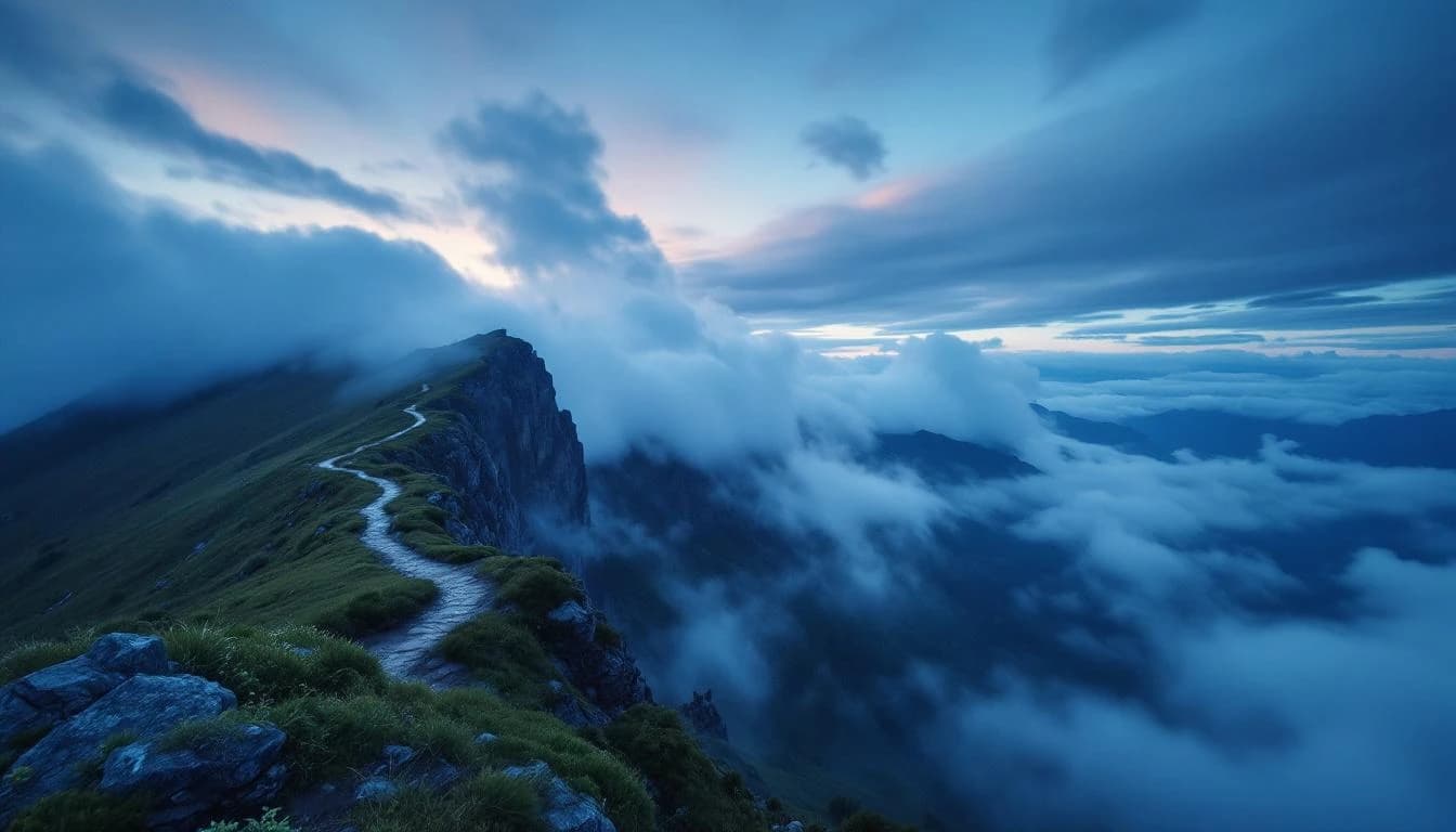 Trail running course through technical terrain in Victoria, AU