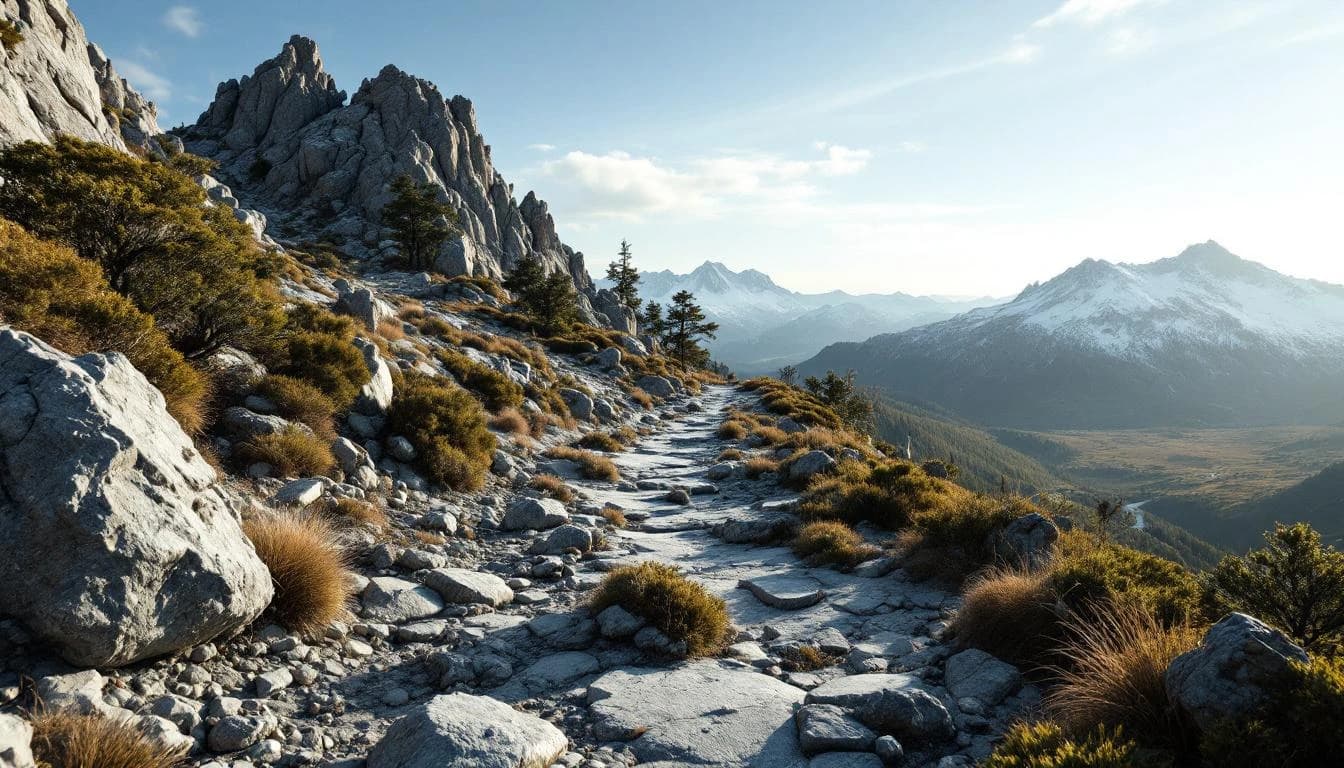 Trail running course through technical terrain in Victoria, AU