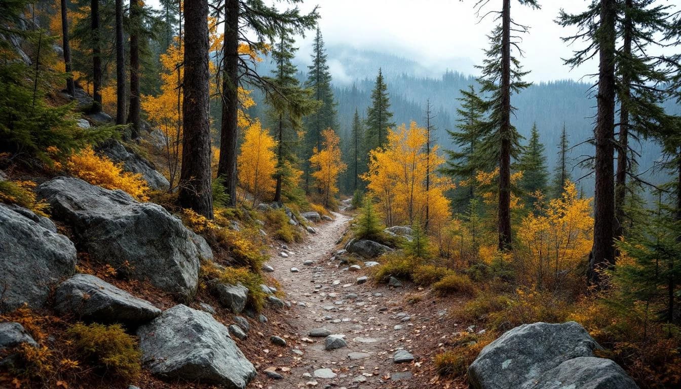 Trail landscape for Grand Ridge — Half Marathon