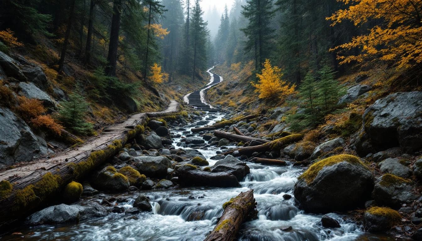 Trail landscape for Grand Ridge — Marathon