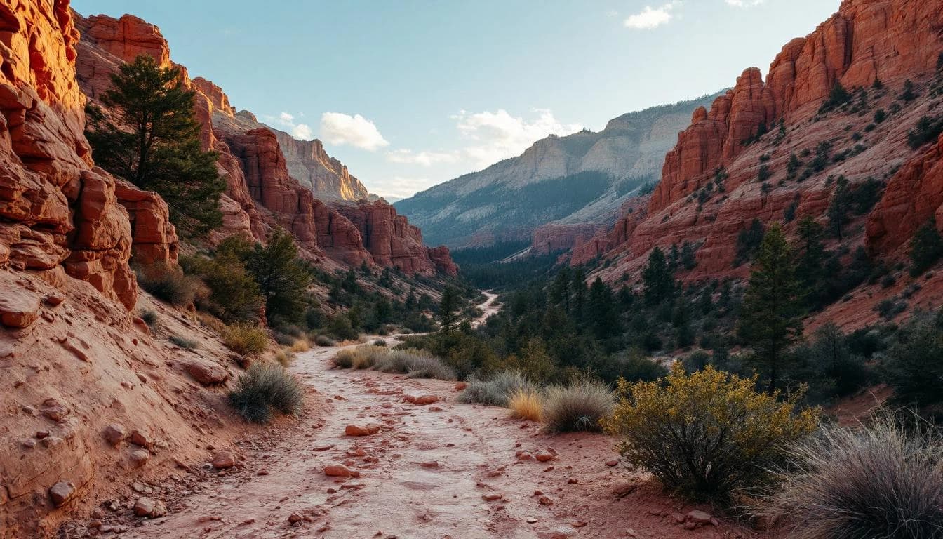 Trail landscape for Hardrock 100 Endurance Run
