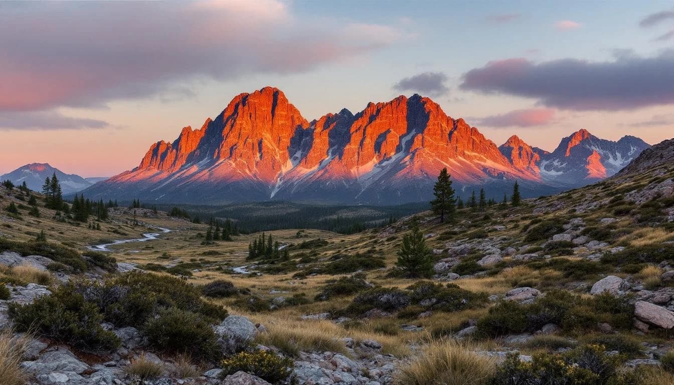 Trail landscape for Hardrock Hundred Endurance Run