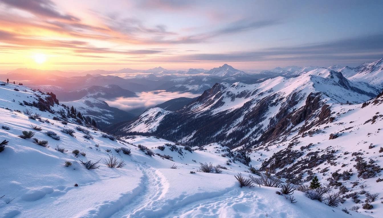 Trail landscape for High Lonesome 100