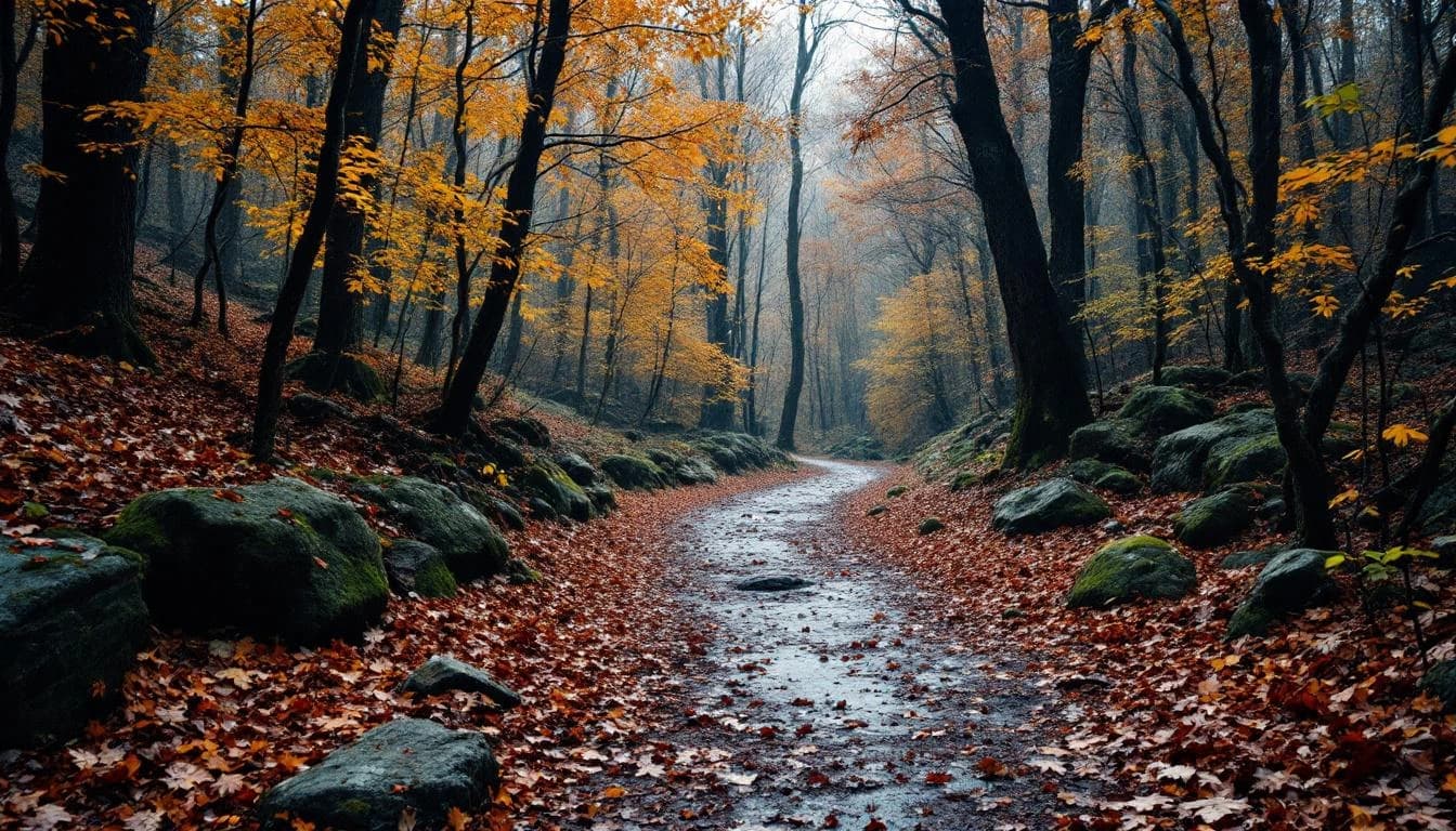 Trail landscape for Highland Forest 1-2-3