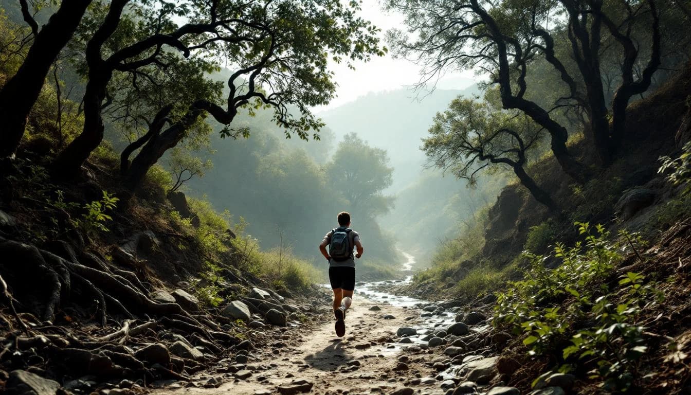 Trail landscape for Knickerbocker Canyon Trail Run — 5K