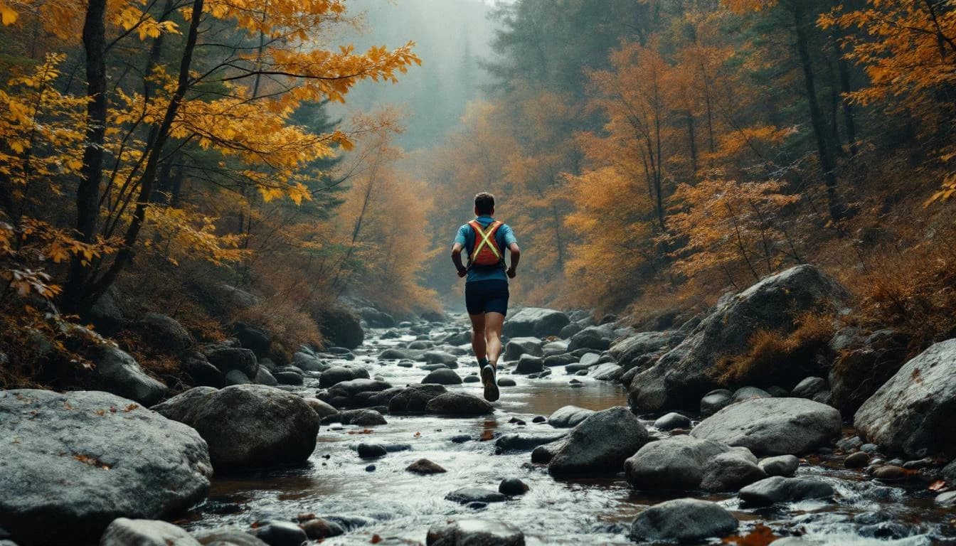 Trail landscape for Lone Star Night Run