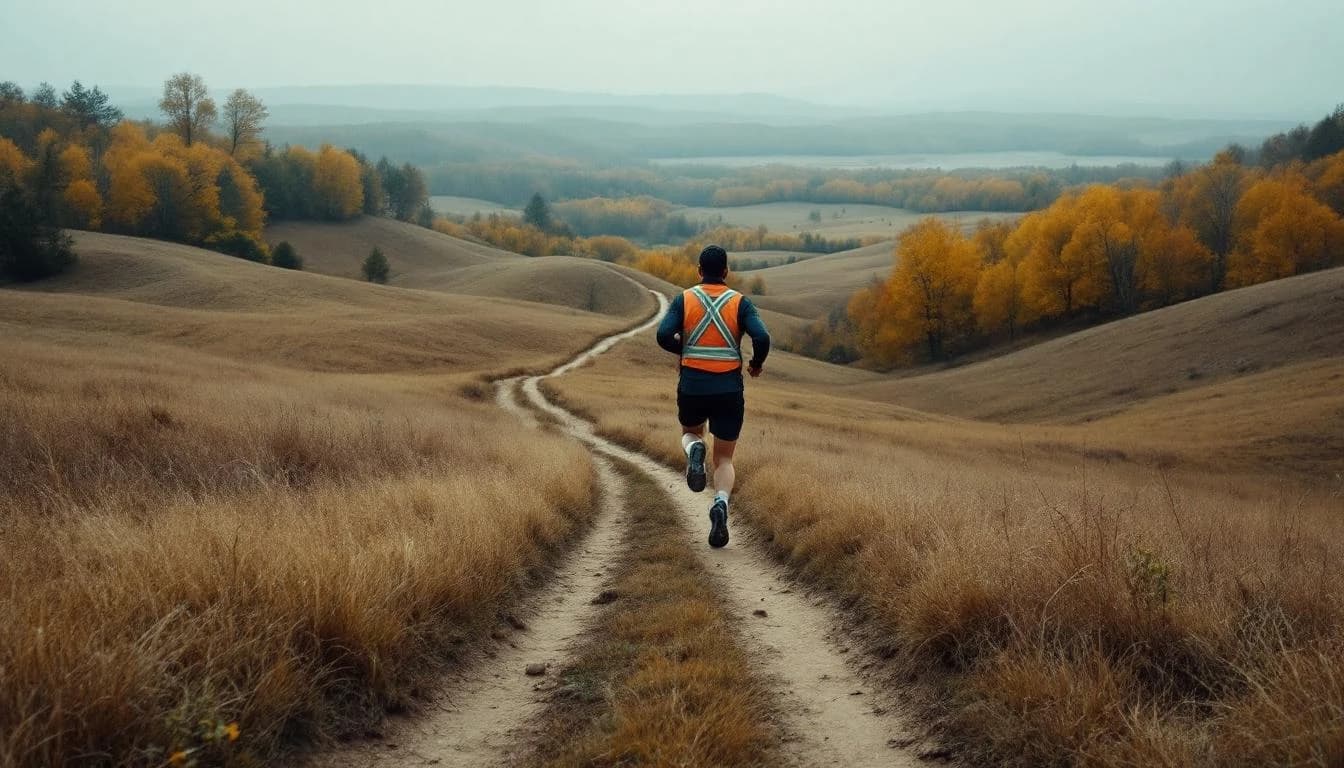 Trail landscape for Mosquito Hill Endurance Run