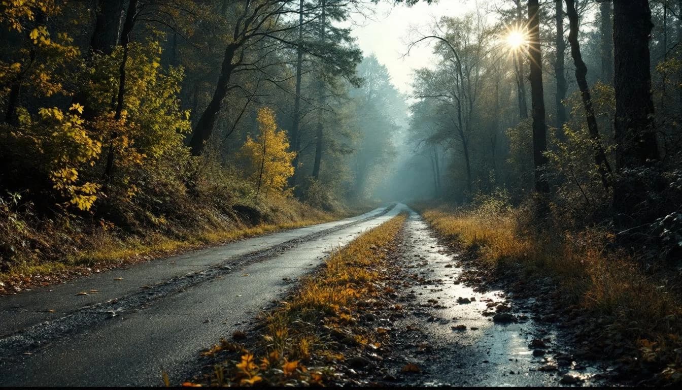 Trail landscape for Mountain Goat Trail Race